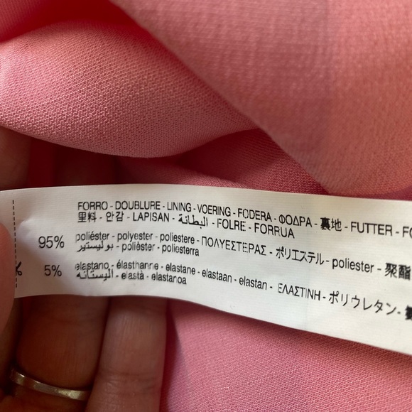 NWT ZARA Satin halter neck dress size L pastel pink - Picture 12 of 13